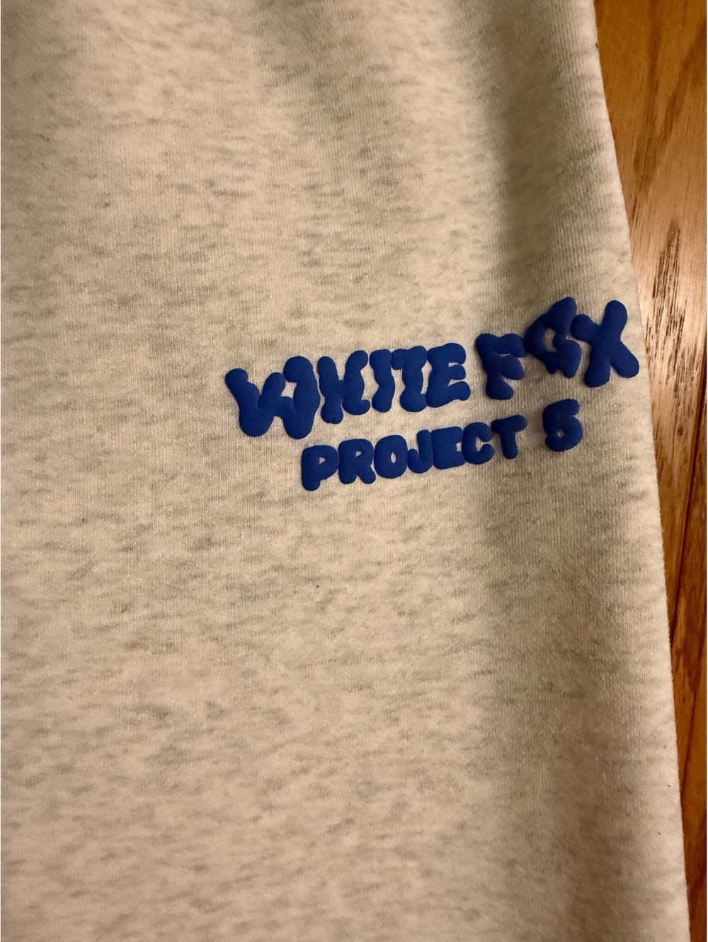 White Fox Project 5 Fleece Jogger Sweatpants Gray Women’s Size M Cozy Lounge - Picture 3 of 6